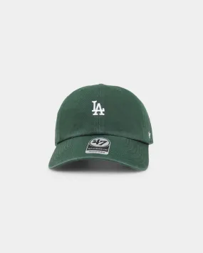 47 Brand Los Angeles Dodgers Base Runner 47 Clean Up Strapback Dark Greenn