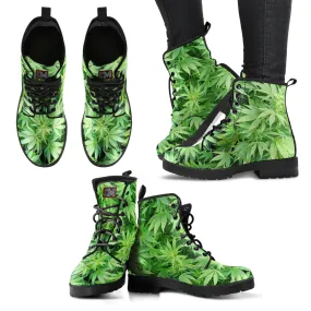 [50% OFF] Dank Master Green Weed Boots