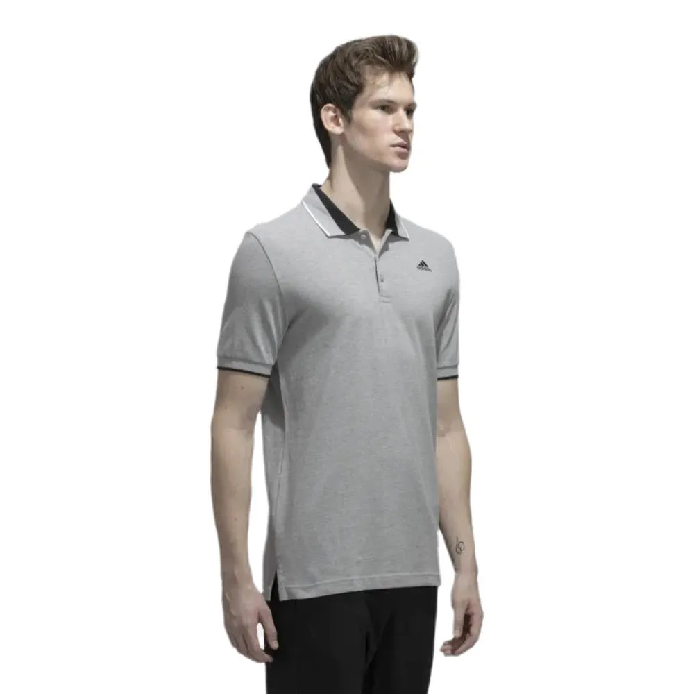 Adidas Men's Essentials Core Polo Tee (Medium Grey Heather)