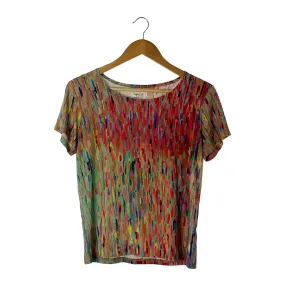 agnes b./T-Shirt/3/Multicolor/Rayon/All Over Print/