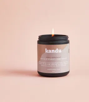 amber sandalwood 8oz candle