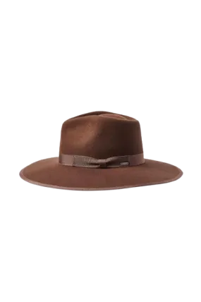 BRIXTON HAT JO RANCHER DARK TAN