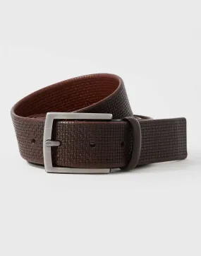 Ceinture en cuir marron