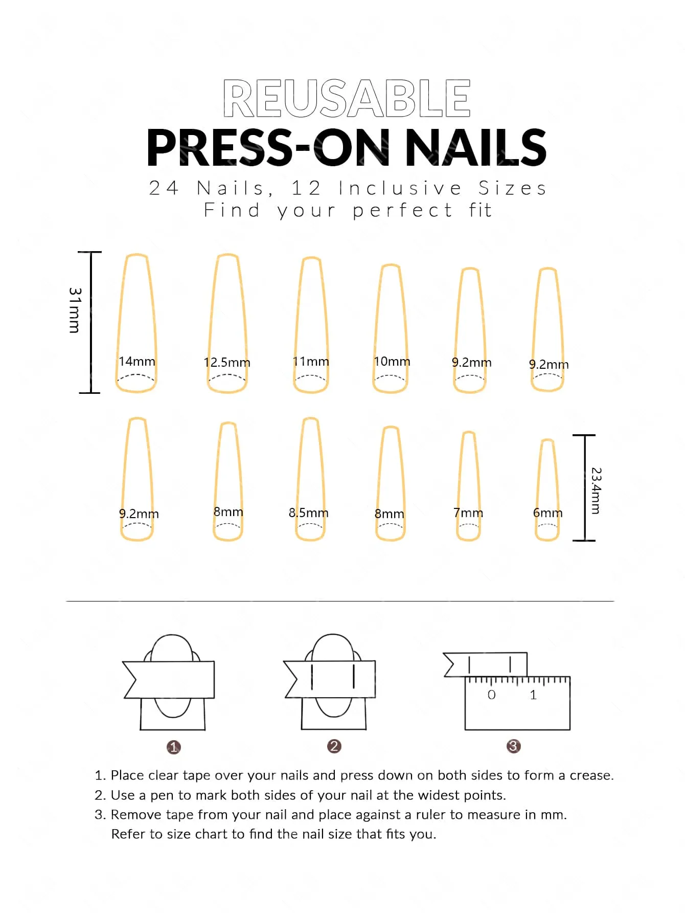 Coffin Rainbow Plaid Press On Nail