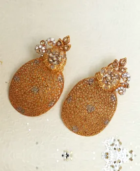 Filigree Oval Earrings