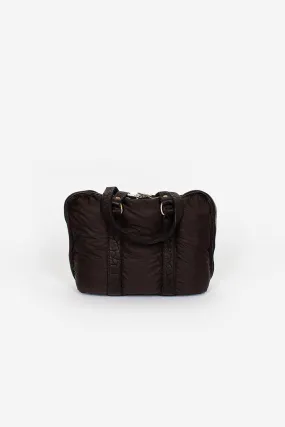 GB0_ECO Black Nylon/Leather Bag