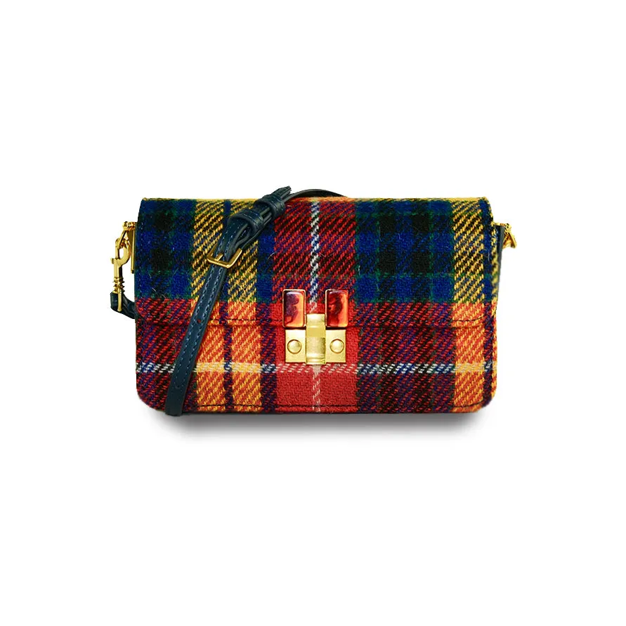 Harris Tweed Wool Bag,Scottish Tartan Bag,Handcrafted Bag-i7bags