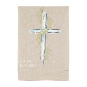 Mud Pie Cross Painted Towel