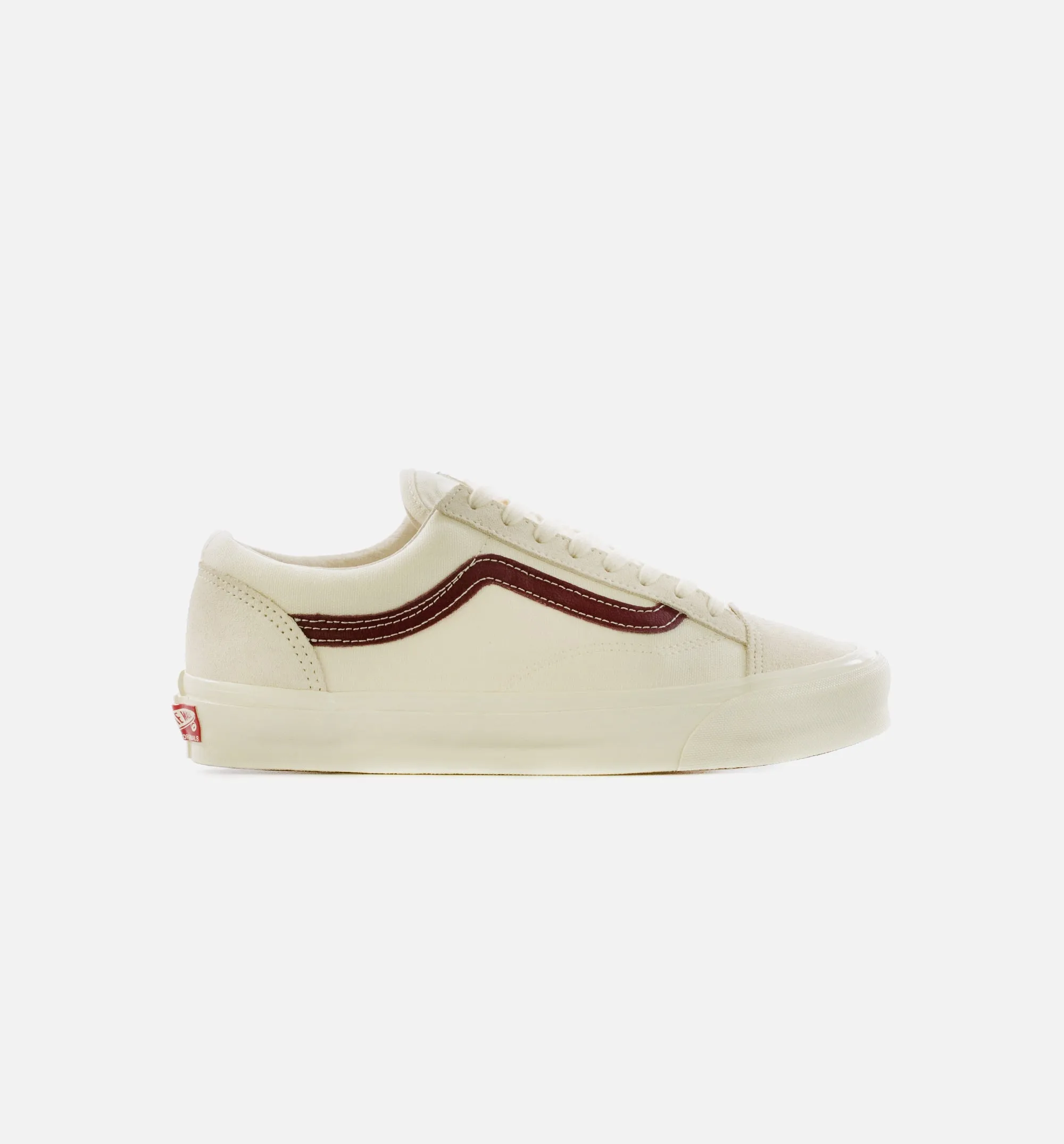 OG Style 36 LX Mens Skate Shoe - Cream/Burgundy