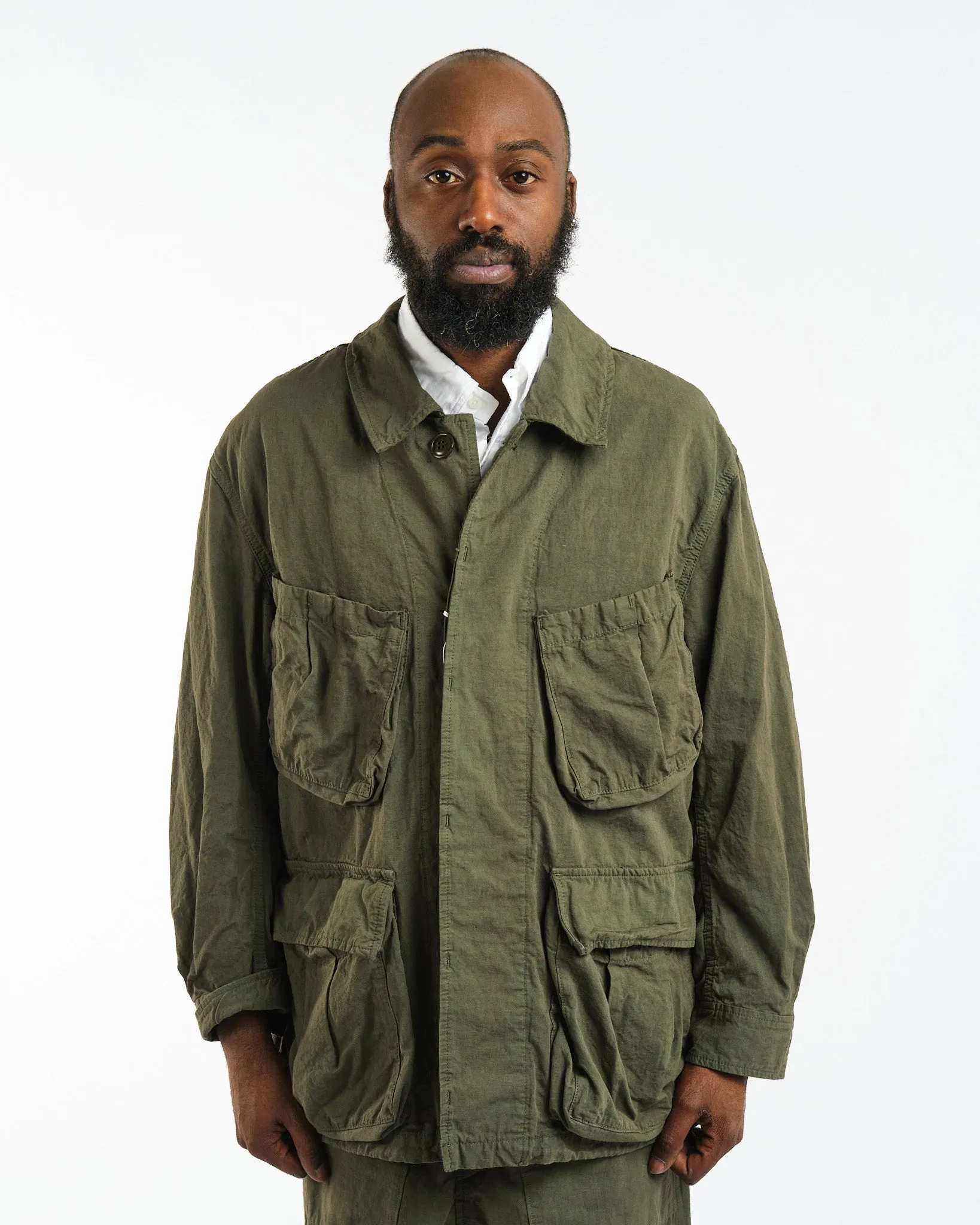 Olive Military Jacket