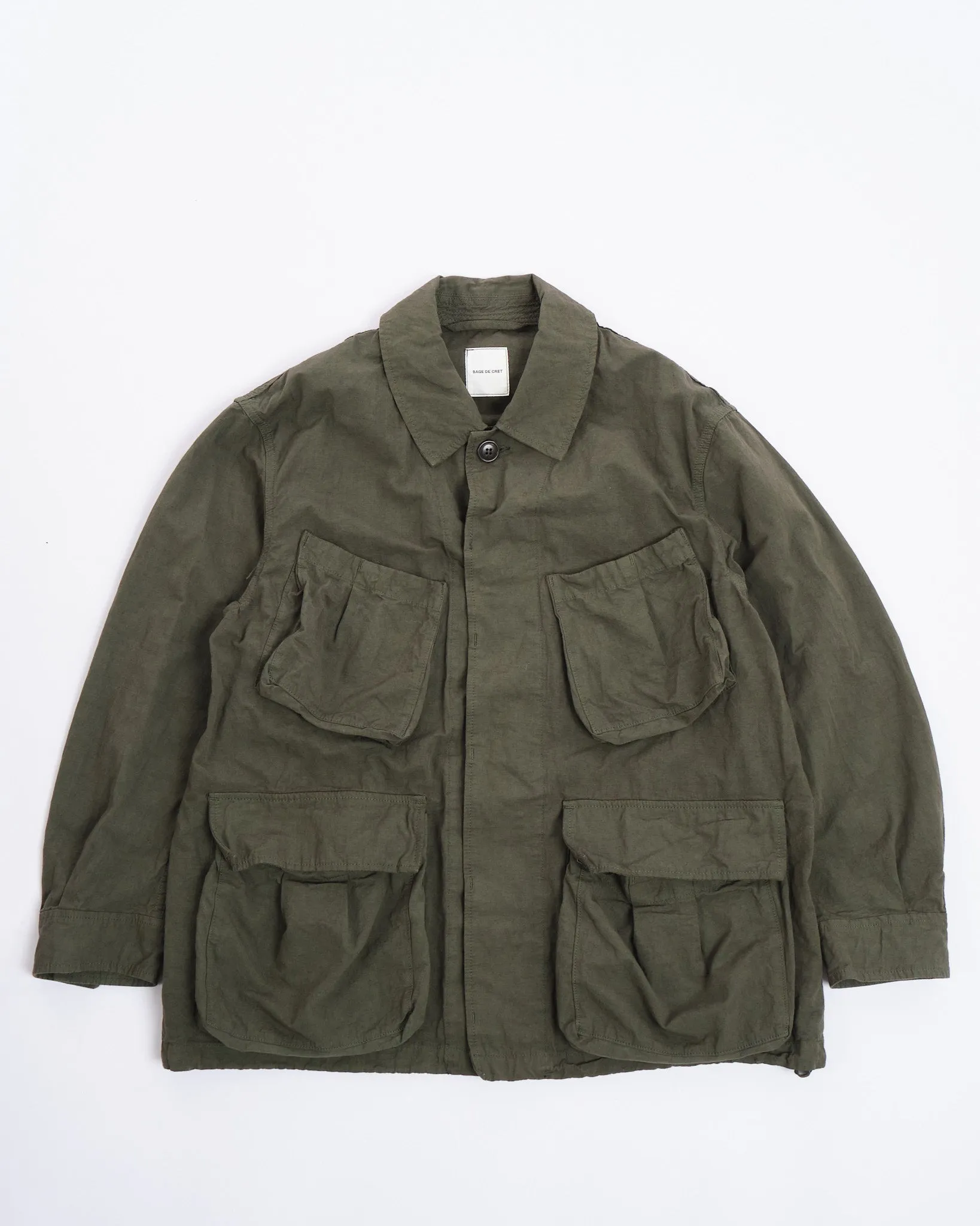 Olive Military Jacket