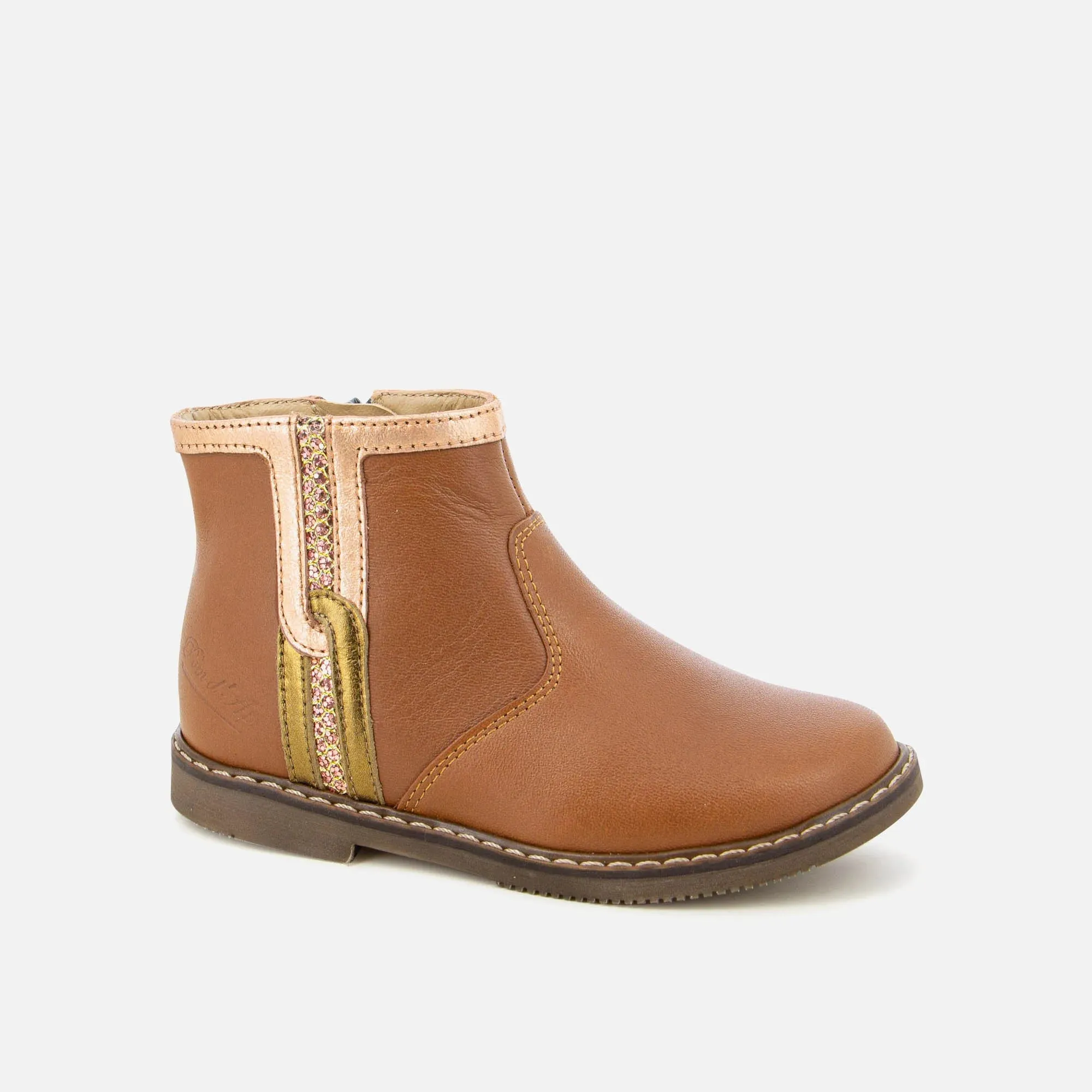 POM D'API CITY LOCK Camel bottines