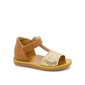 POM D'API POPPY TAO EASY camel Sandales  Nu Pieds