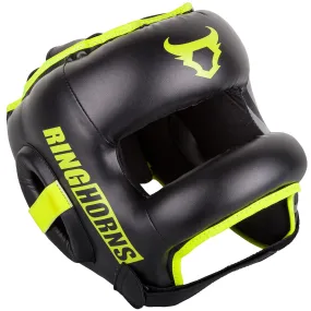 Ringhorns Nitro Headgear-Black/Neo Yellow