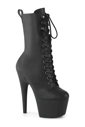 SS-ADORE-1049WR Black Faux Leather Ankle Boot