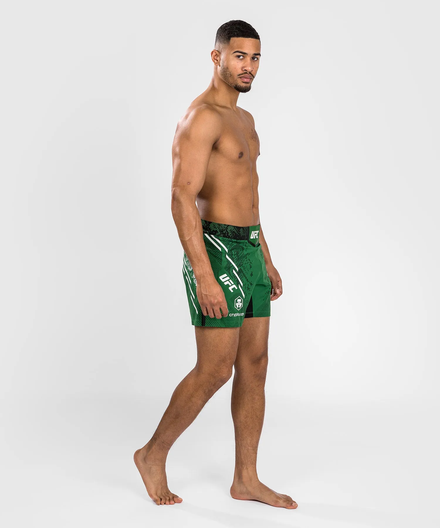 UFC Adrenaline by Venum Authentic Fight Night Men's Fight Short - Short Fit - Green