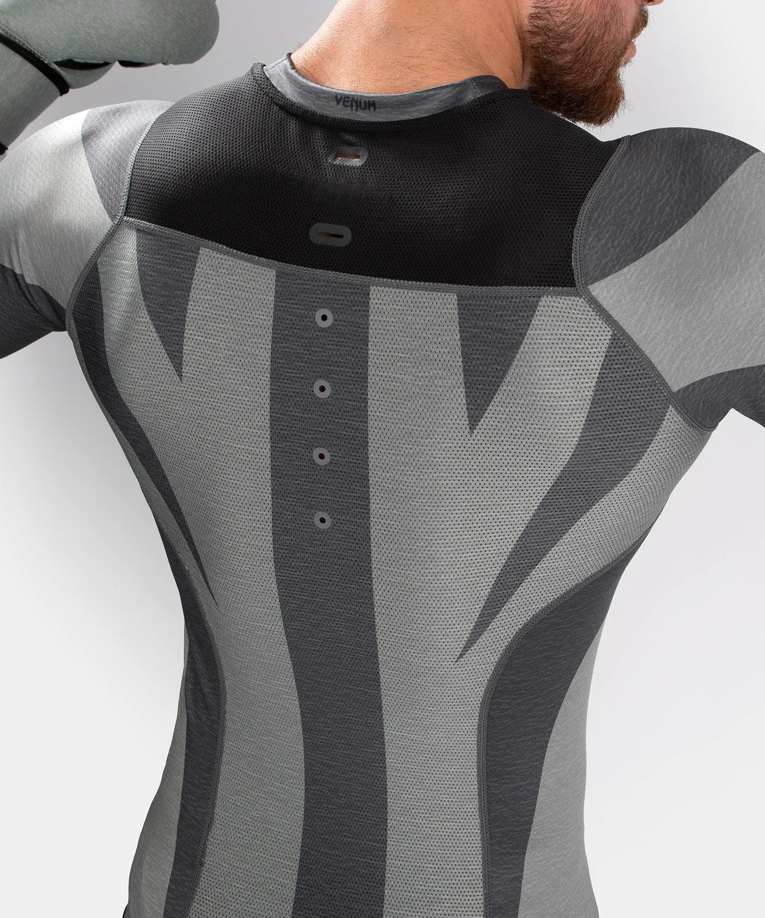 Venum Stone Rashguard - Short Sleeves - Mineral Green